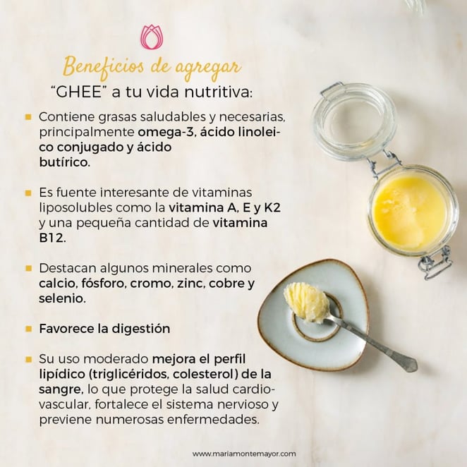 los beneficios del ghee